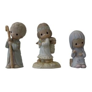 Precious Moments Jonathan & David “His Burden Is Light” & “Come Let Us Adore Him